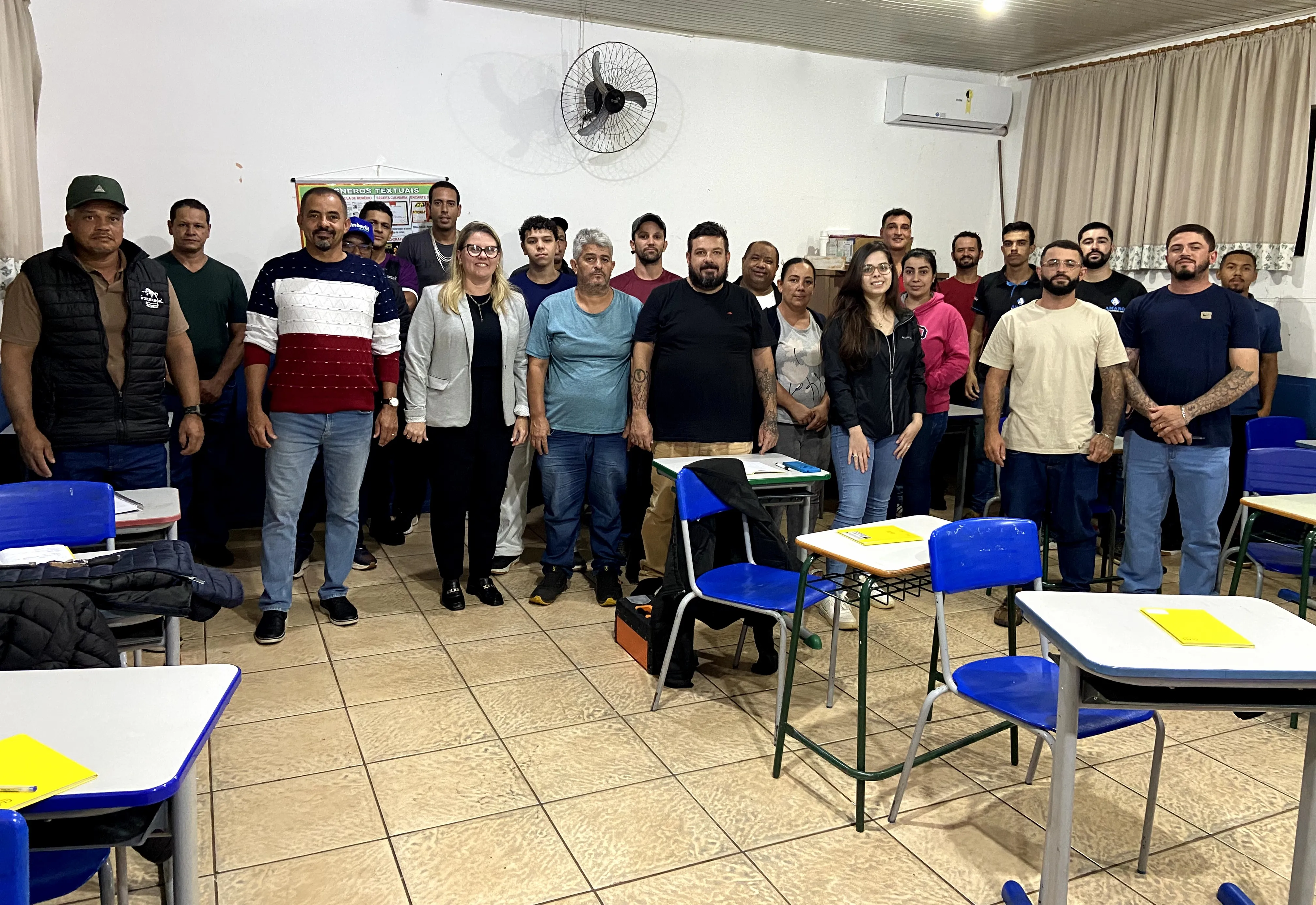 Nova Fátima inicia curso de Eletricista Predial com 25 alunos em parceria com o SENAI